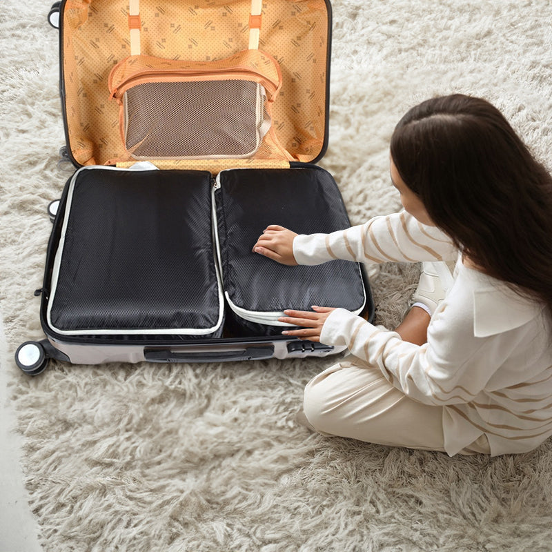 Travel Compression Packing Cubes; Ultralight Expandable