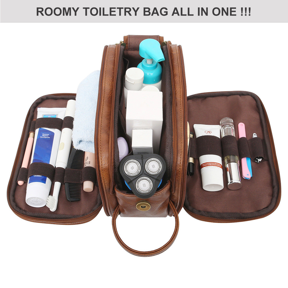Men's Toiletry Bag - Travel Organizer Cosmetic Bag