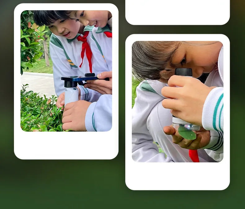 Pocket Microscope Kids Science Kit (LED)