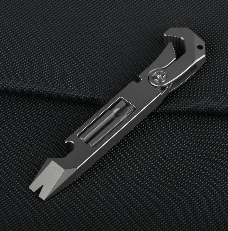 Titanium Alloy EDC Pocket Multi-Function Crowbar
