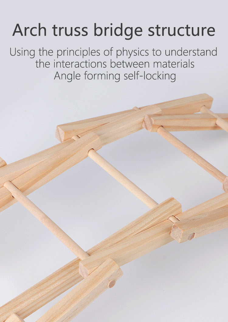 Wooden DIY Beili Bridge Building Blocks
