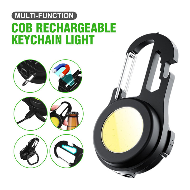 6 IN 1 Multi-Functional Mini Keychain Lamp