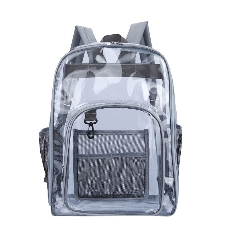 Transparent PVC Backpack Schoolbag