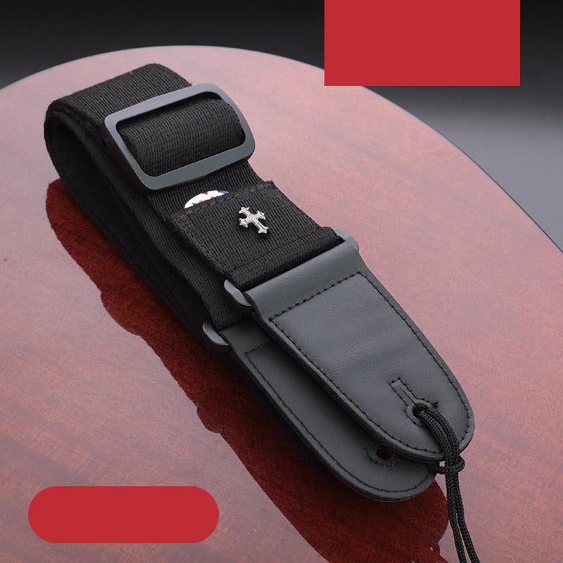 Electric/Acoustic Guitar Strap w/ Pick Pocket