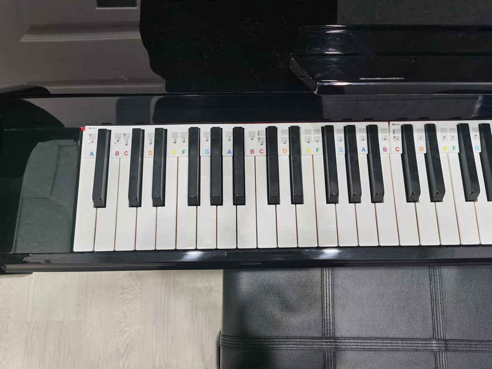 Silicone Piano Stickers 61/88 Keys Note Guide