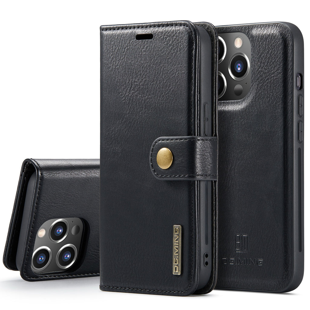 iPhone 14/13 Pro Max Magnetic Split Leather Case
