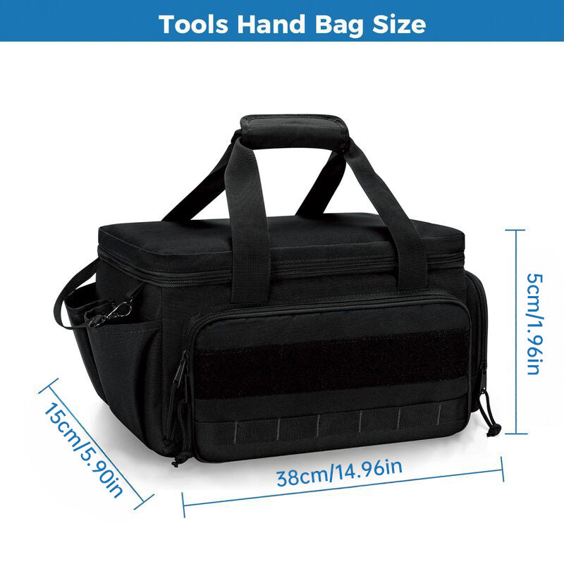 14 Heavy-Duty Tool Bags + Non-Slip Organizer