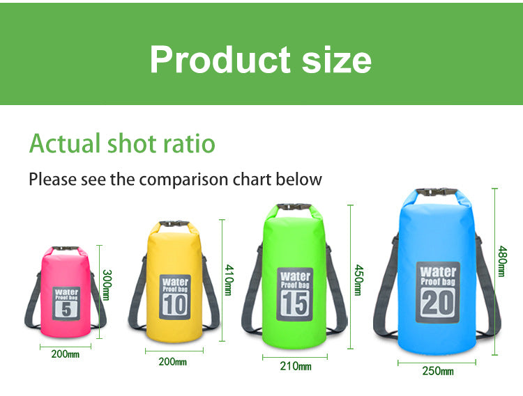 PVC Waterproof Dry Bag 5L (canoe/kayak/swim)