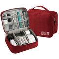 Waterproof Travel Cable Organizer Bag - USB/Charger Pou