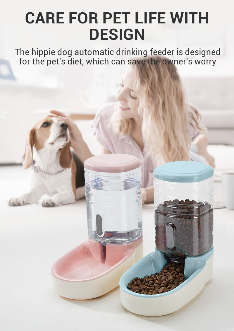 Dog Automatic Pet Feeder/Water Dispenser Bowl