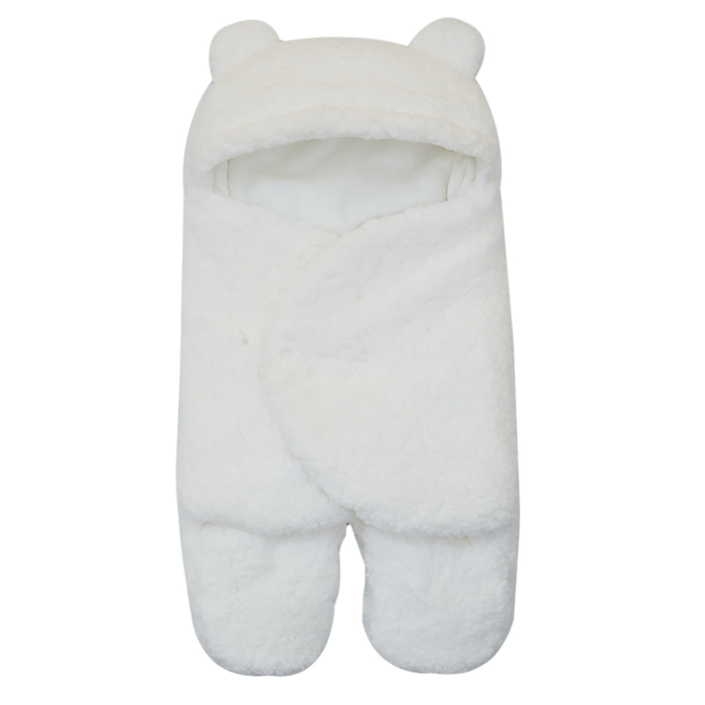Infant Lamb Velvet Swaddle Blanket Anti-Startle