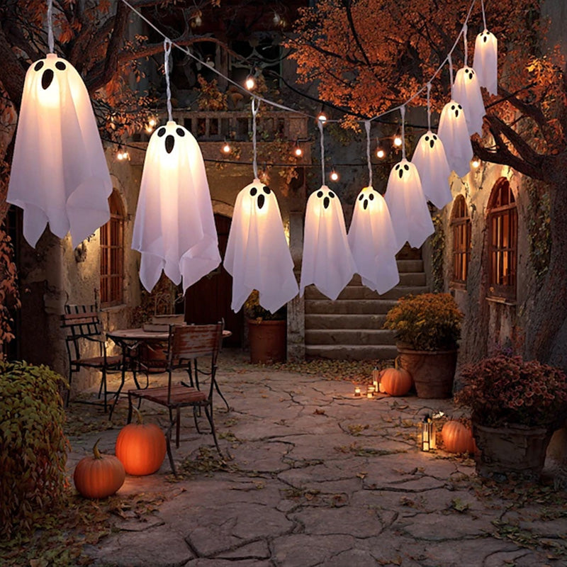 Halloween Ghost Lights 8-Mode Waterproof String