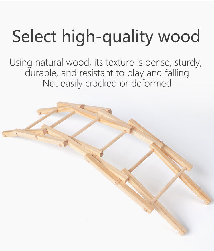 Wooden DIY Beili Bridge Building Blocks