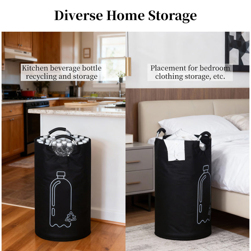 Large-Capacity 82L Storage Basket Aluminum Handles