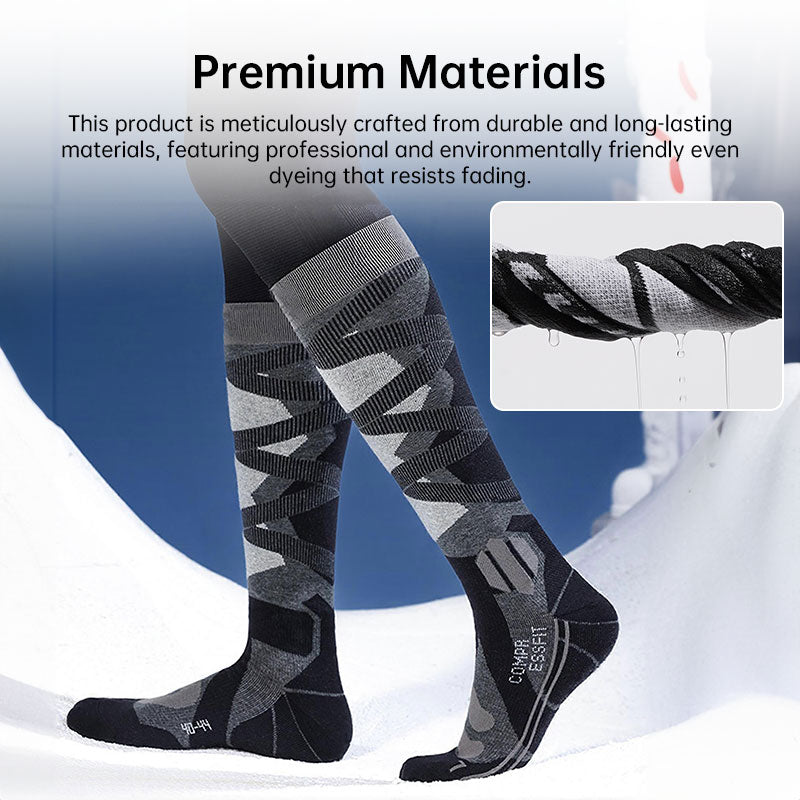 Thermal Merino Wool Socks for Skiing & Hiking