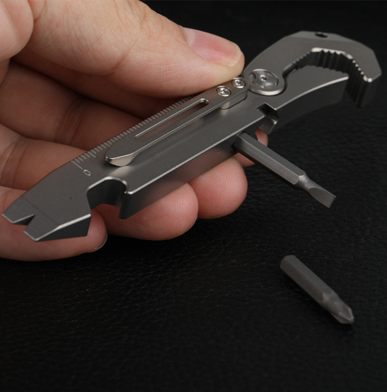 Titanium Alloy EDC Pocket Multi-Function Crowbar