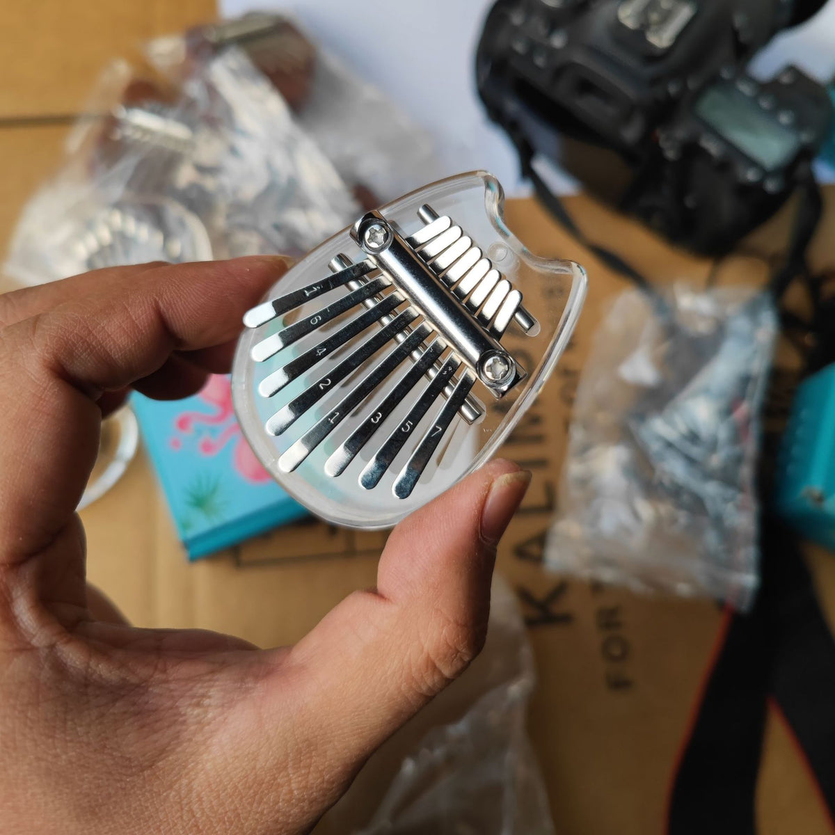 Mini Thumb Piano 8-Note Mini Kalimba