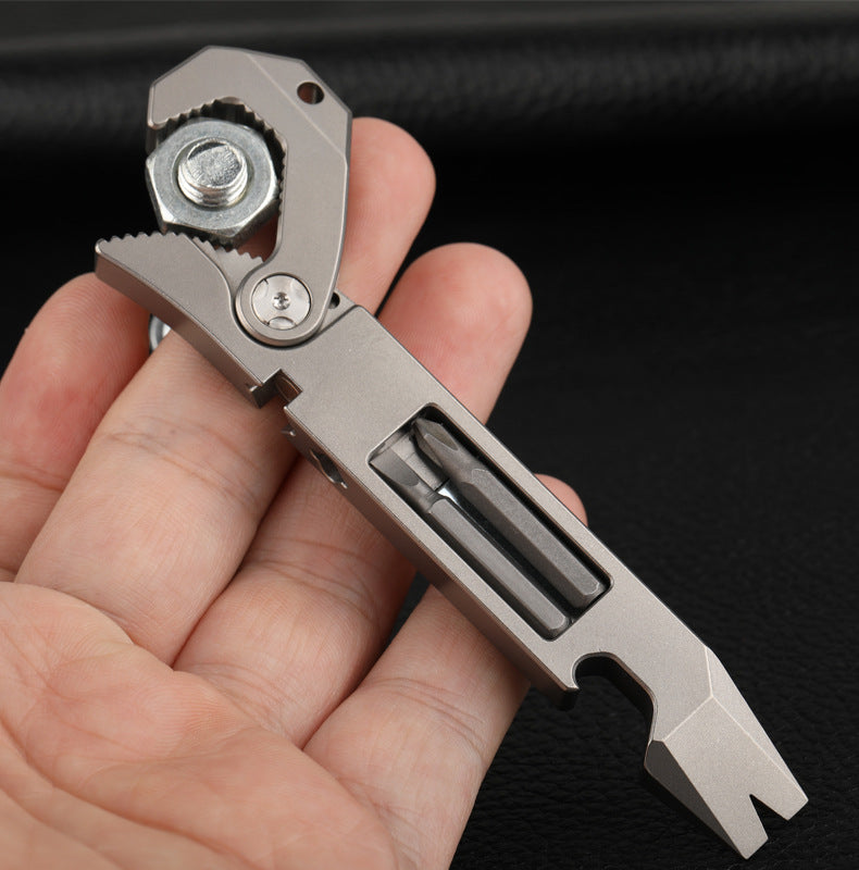 Titanium Alloy EDC Pocket Multi-Function Crowbar