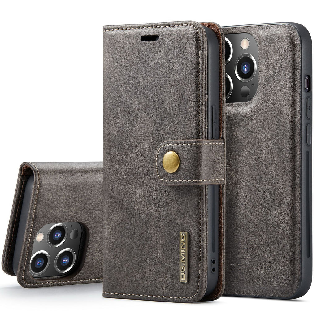 iPhone 14/13 Pro Max Magnetic Split Leather Case