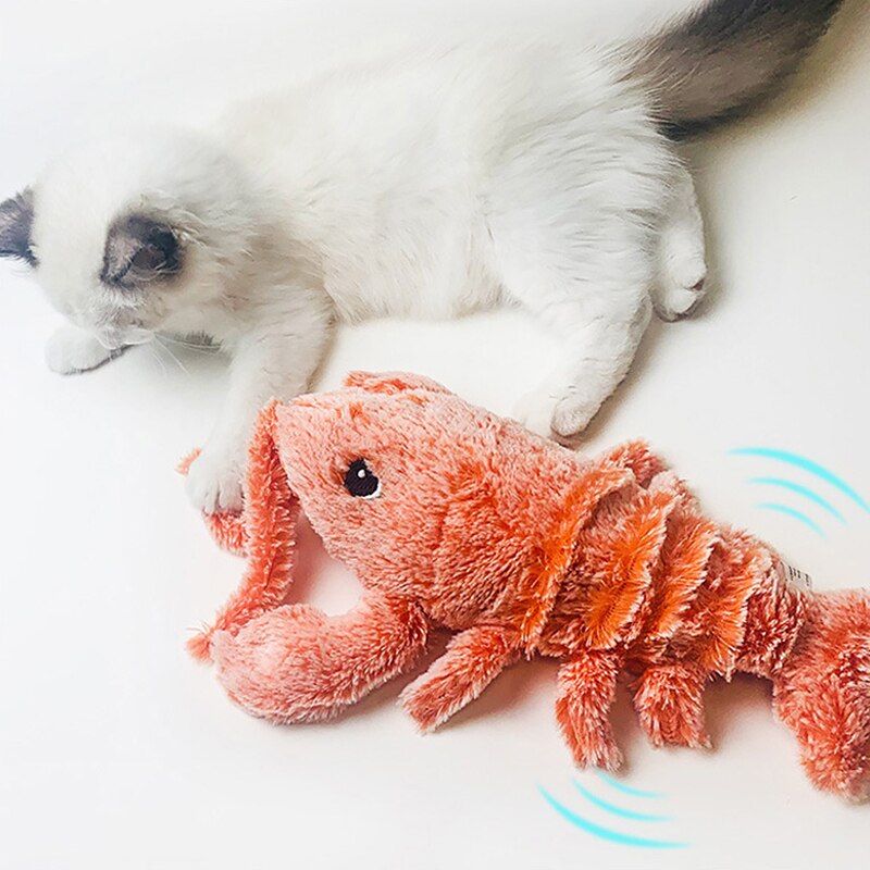 USB Floppy Lobster Interactive Cat Toy (Motorized)
