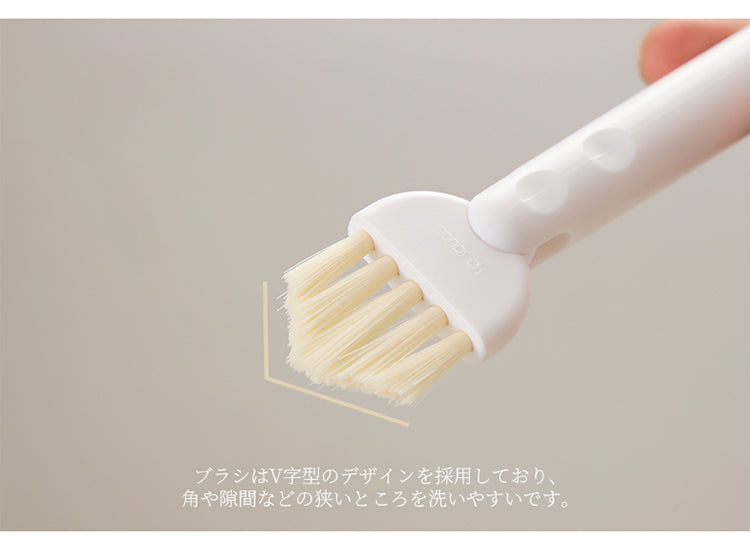 Double Head Cup Cleaning Brush Bottle/Can Lid