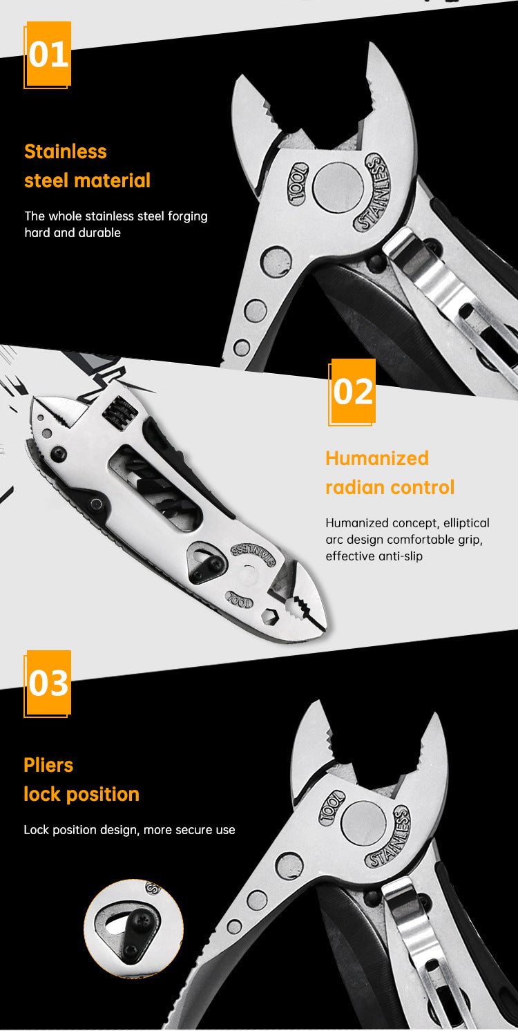 Outdoor Camping Regular Pliers (Multi-Purpose Tool)
