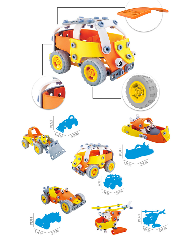 Kids Building Blocks STEM Toys 4+ (sensory set)