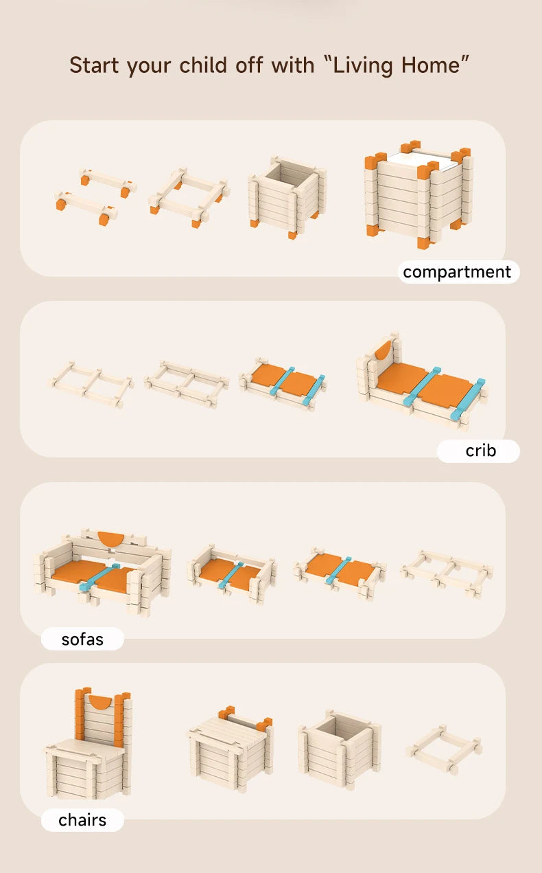 Children's Architecture Building Blocks (City Shop DIY)