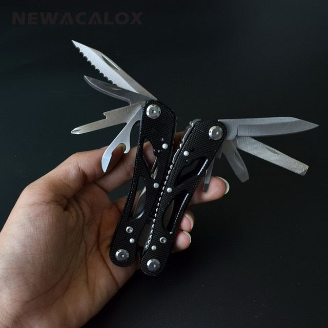 NEWACALOX Outdoor Multitool Pliers