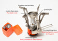 Camping Integrated Mini-Stove Electronic Ignition