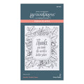 Autumn Thanks Frame Press Plate from the BetterPress Autumn Collection