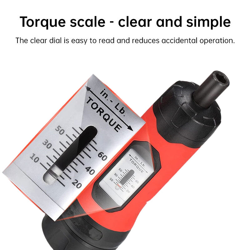 1/4-Inch Drive Preset Torque Screwdriver Set