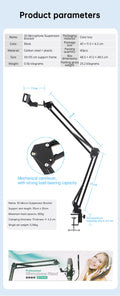 Desktop Microphone Boom Arm Stand (NB35)
