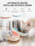 Dog Automatic Pet Feeder/Water Dispenser Bowl