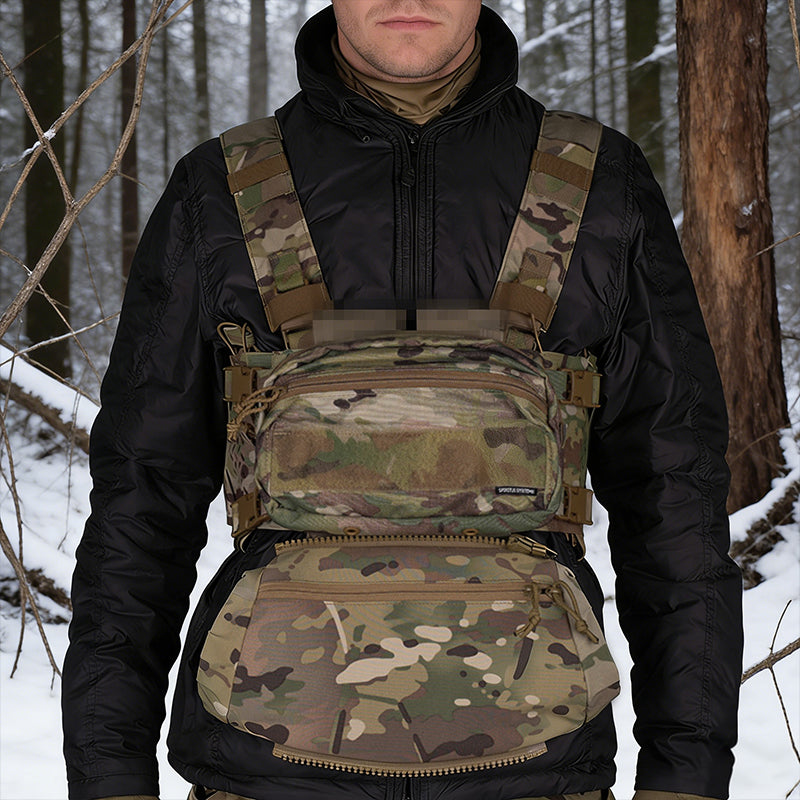 Tactical Hand Warmer Fanny Pack - 3-in-1 Winter Muff Po