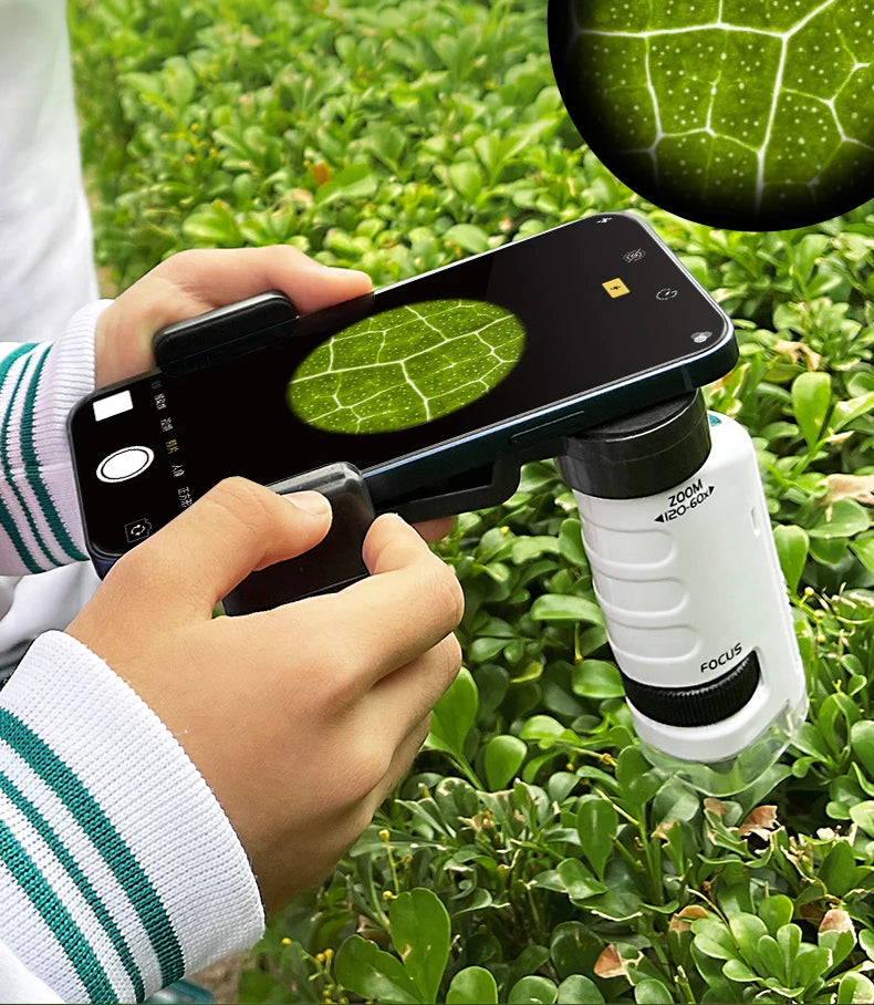 Pocket Microscope Kids Science Kit (LED)