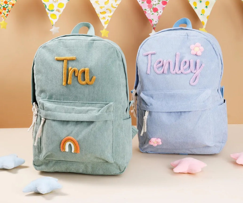 Etsy Corduroy Backpack (customizable)