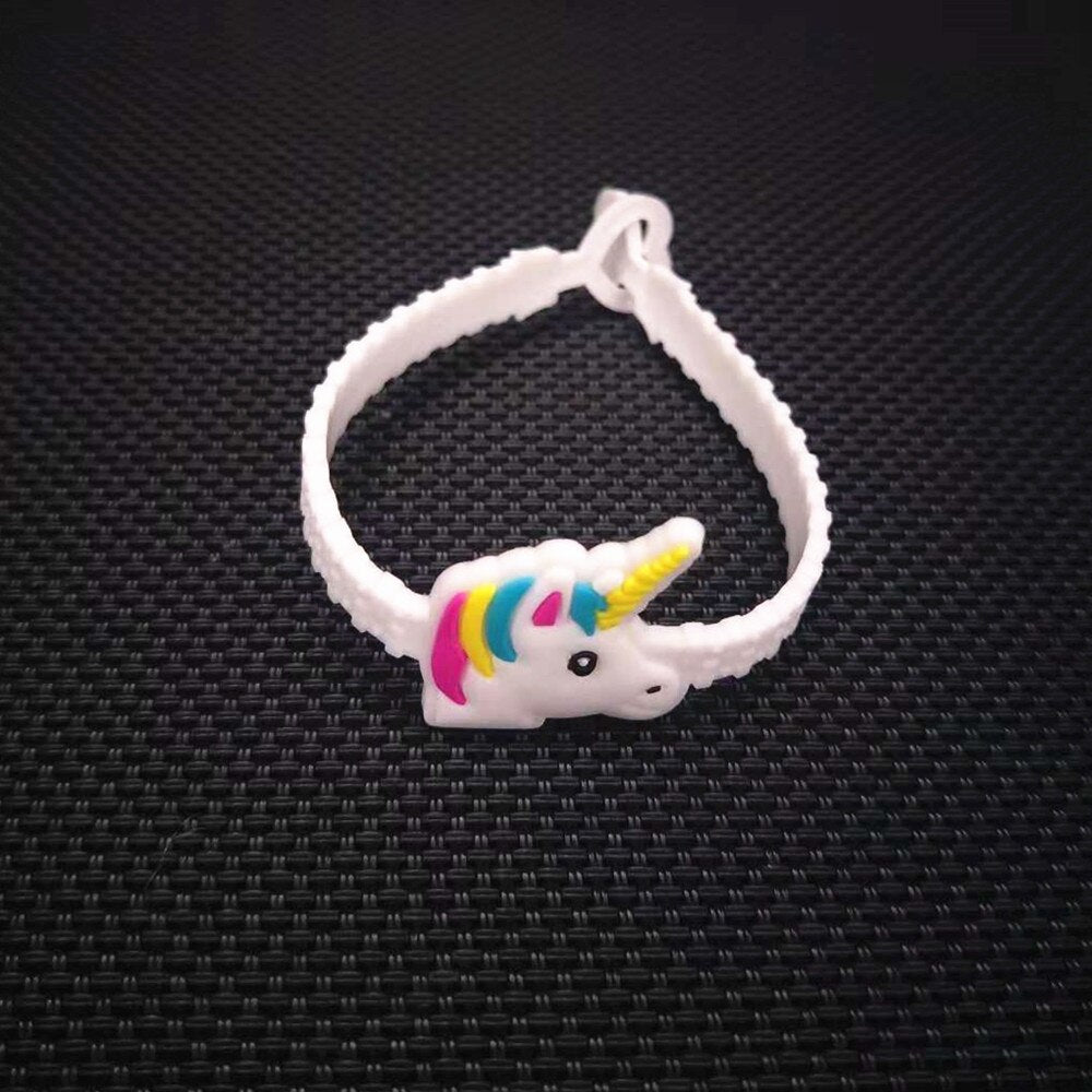 Unicorn Rubber Bangle Bracelets 10pk (Favor)
