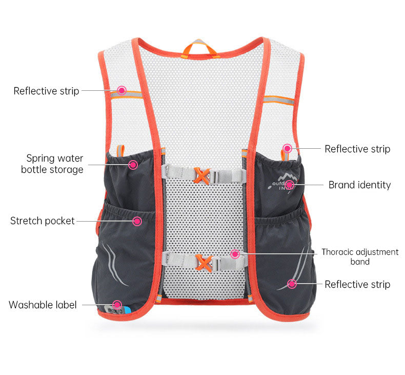 2.5L Waterproof Hydration Vest Backpack