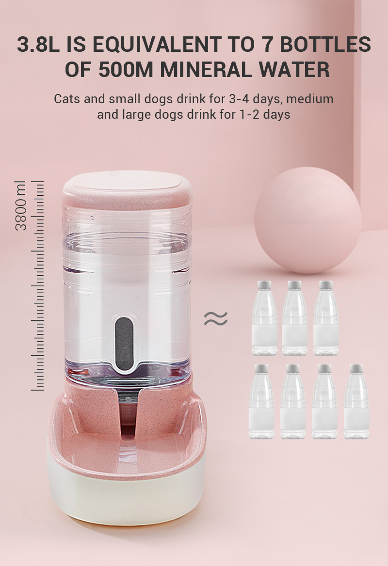 Dog Automatic Pet Feeder/Water Dispenser Bowl