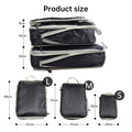 Travel Compression Packing Cubes; Ultralight Expandable