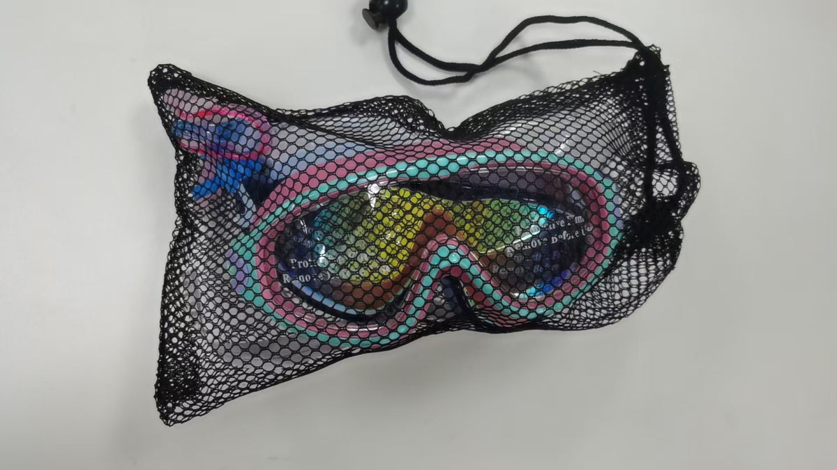 Children's Anti-fog Swimming Goggles w/ Earplugs