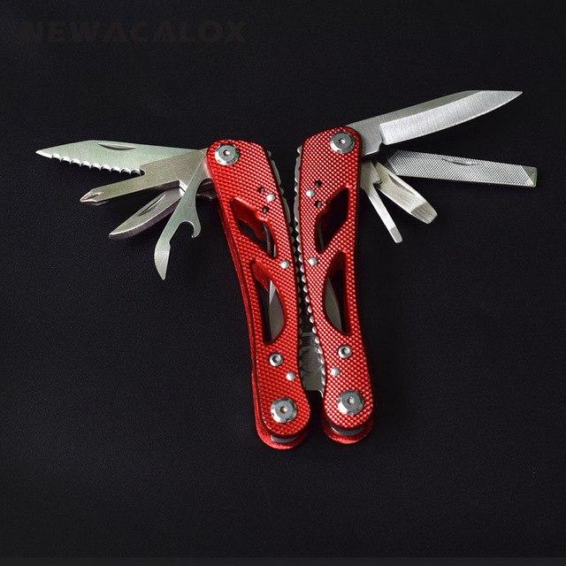 NEWACALOX Outdoor Multitool Pliers