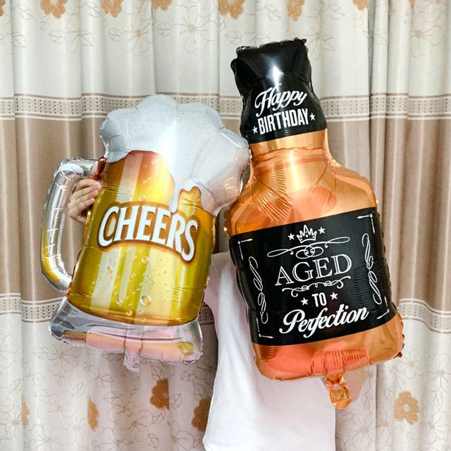 Champagne Goblet Shape Balloon (Adult Celebration)