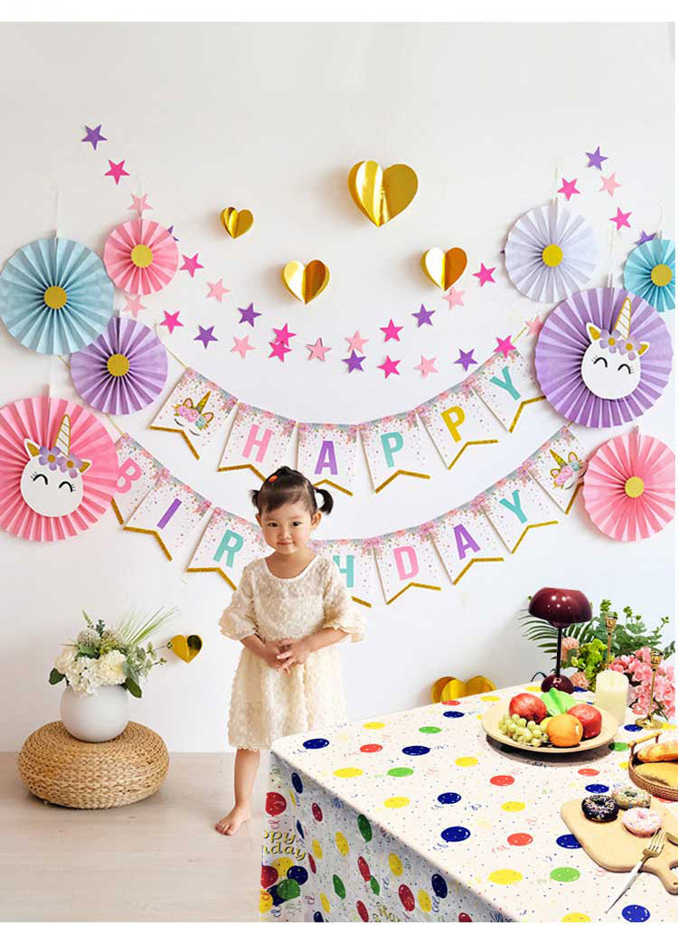 Balloon-Print PEVA Disposable Party Tablecloth