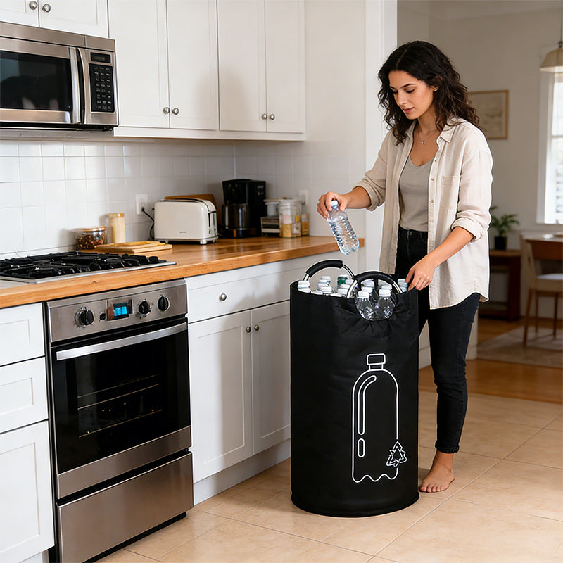 Large-Capacity 82L Storage Basket Aluminum Handles