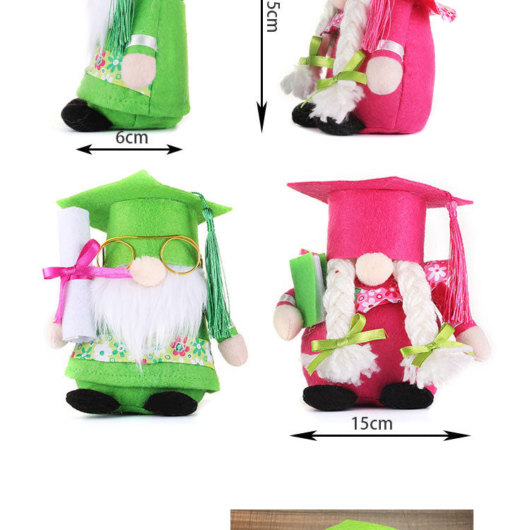 Graduation Gnome Doll Decoration (Bachelor Hat)