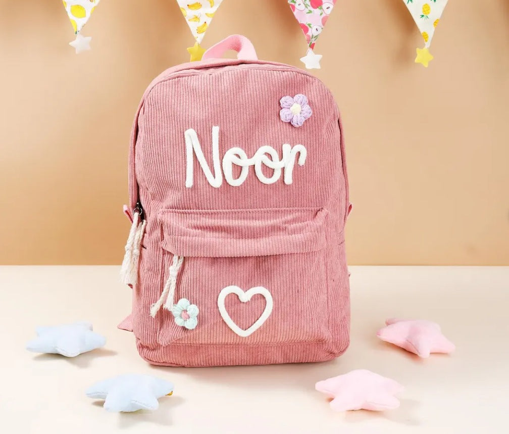 Etsy Corduroy Backpack (customizable)