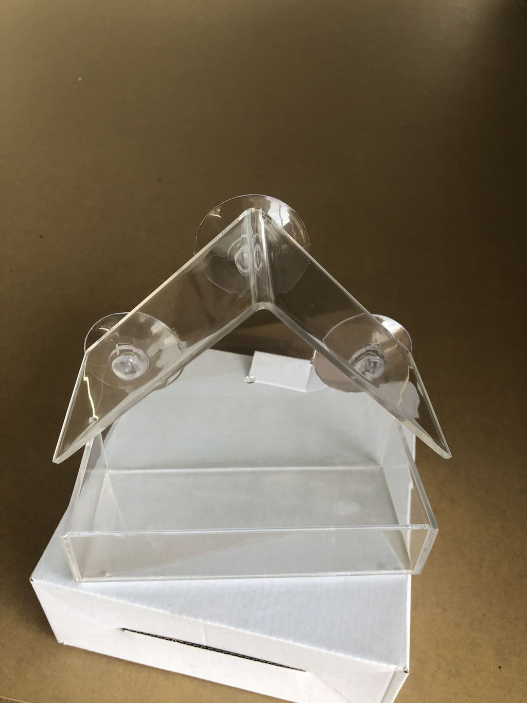 Window Bird Feeder Triangular Acrylic