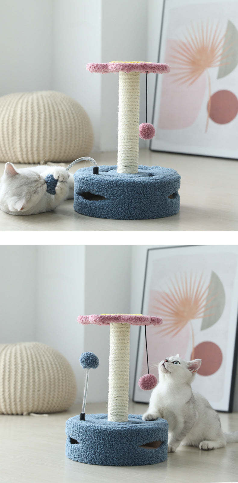 Cat Scratching Board/Cat Tree Multifunctional Post
